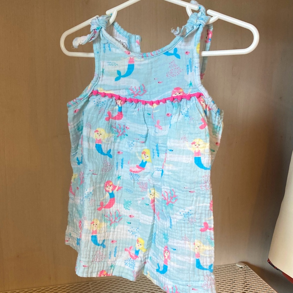 Mermaid Muslin Baby Dress
